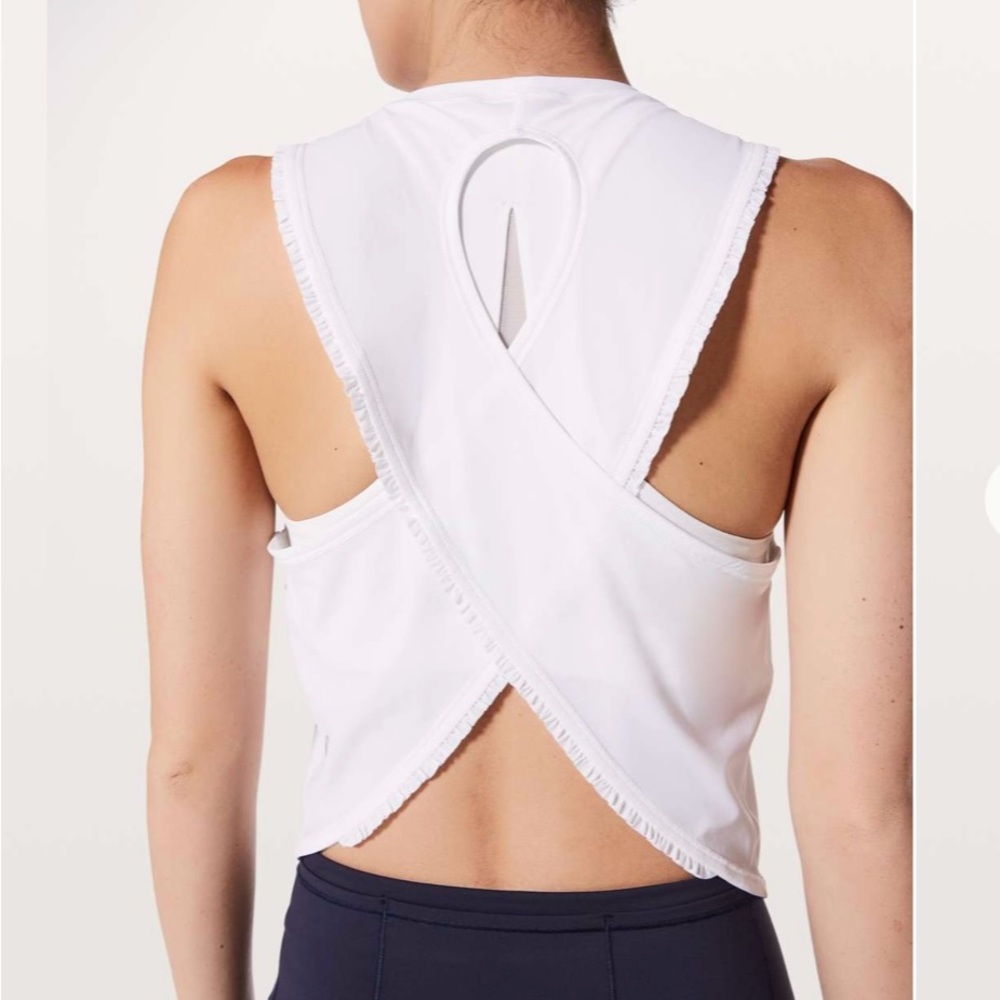 Lululemon Fast As Light Tank *Frilled